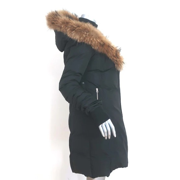 Mackage Trish Lavish Fur Hood Down Coat Black Size Small - Picture 5 of 12